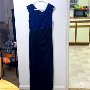 Blue prom dress